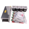 CNC NEMA23 Kit Moteur Pas-à-Pas 4 Axes TB6560 Parallel Interface Driver Board &amp; Alimentation 24 V